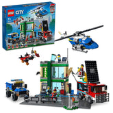 LEGO City Police Chase at The Bank Building Kit for Ages 7+ - FunCorp India